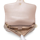 Gucci Porcelain Calfskin Matelasse Small GG Marmont Top Handle Shoulder Bag Handbags Gucci