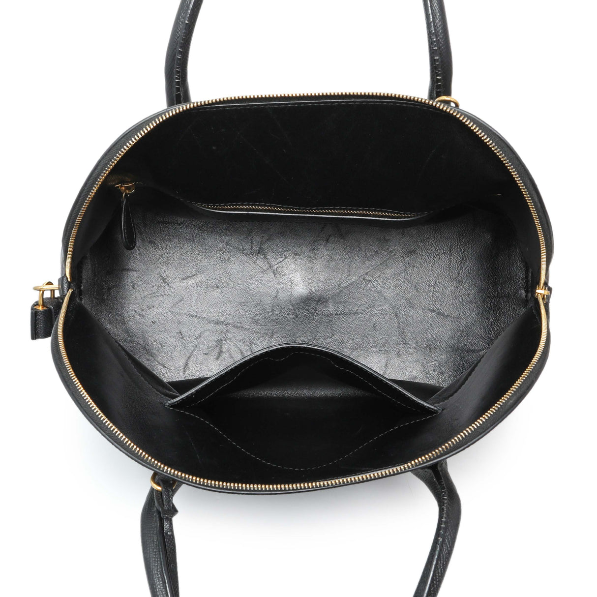Balenciaga Black Grained Calfskin M Ville Top Handle Bag Handbags Balenciaga