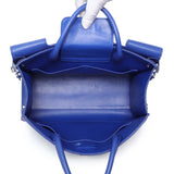 Christian Dior Blue Bullcalf Medium Diorever Flap Handbags Christian Dior
