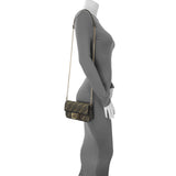 Fendi Fabric Jacquard FF 1974 Mini Baguette Handbags Fendi
