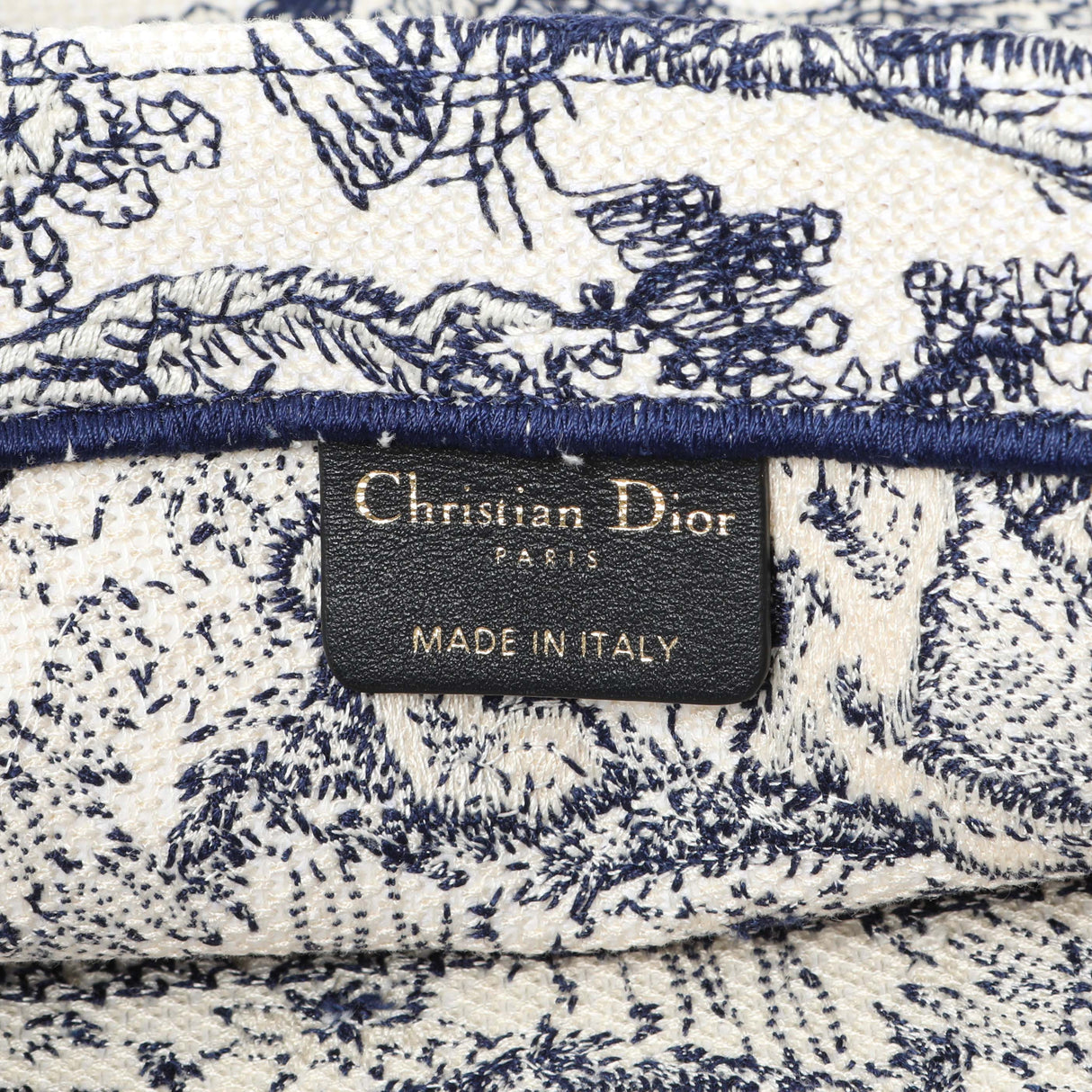 -7 items Sun July 12 ⬆️- Christian Dior Blue Dioriviera Reverse Striped Toile De Jouy Medium Book Tote Handbags Christian Dior