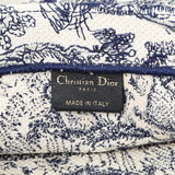 -7 items Sun July 12 ⬆️- Christian Dior Blue Dioriviera Reverse Striped Toile De Jouy Medium Book Tote Handbags Christian Dior