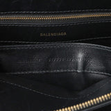 Balenciaga Black Grained Calfskin M Ville Top Handle Bag Handbags Balenciaga