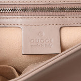 Gucci Porcelain Calfskin Matelasse Small GG Marmont Top Handle Shoulder Bag Handbags Gucci