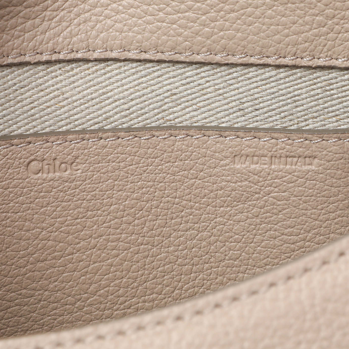 Chloe Beige Grained Calfskin Medium Marcie Saddle Bag Handbags Chloe