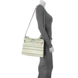 Valentino Ivory Calfskin My Rockstud Rolling Single Handle Bag Handbags Valentino