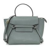 Celine Arctic Blue Grained Calfskin Nano Belt Bag Handbags Celine