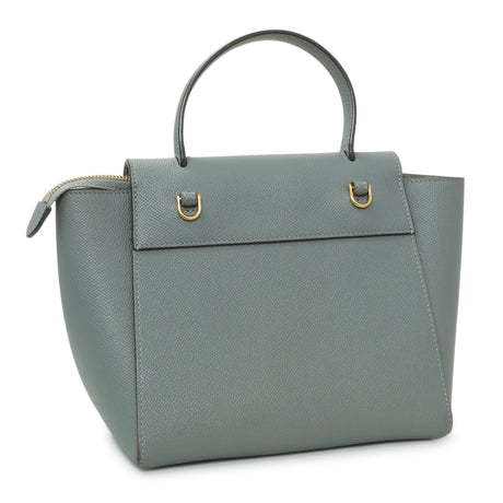 Celine Arctic Blue Grained Calfskin Nano Belt Bag Handbags Celine