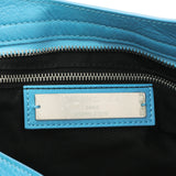 Balenciaga Bleu Azur Clair Agneau Classic Silver Hardware City Handbags Balenciaga