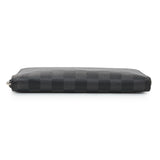 Louis Vuitton Damier Graphite Vertical Zippy Wallet Accessories Louis Vuitton