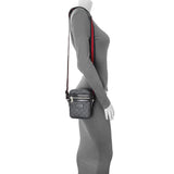 Gucci Black GG Supreme Monogram Mini Messenger Handbags Gucci