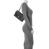 Chanel Black Quilted Caviar Small Classic Double Flap Handbags Chanel