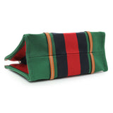Gucci Green Canvas Web Small Interlocking G Tote Handbags Gucci