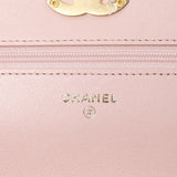 Chanel Pink Quilted Lambskin Chanel 19 Wallet on Chain Handbags Chanel