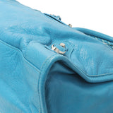Balenciaga Bleu Azur Clair Agneau Classic Silver Hardware City Handbags Balenciaga