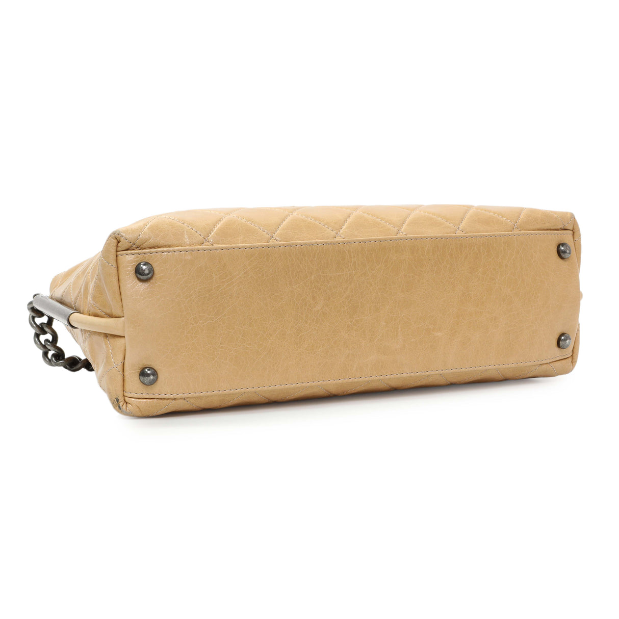 Chanel Quilted Glazed Calfskin Stitch It Fold Over Shoulder Bag Handbags Chanel