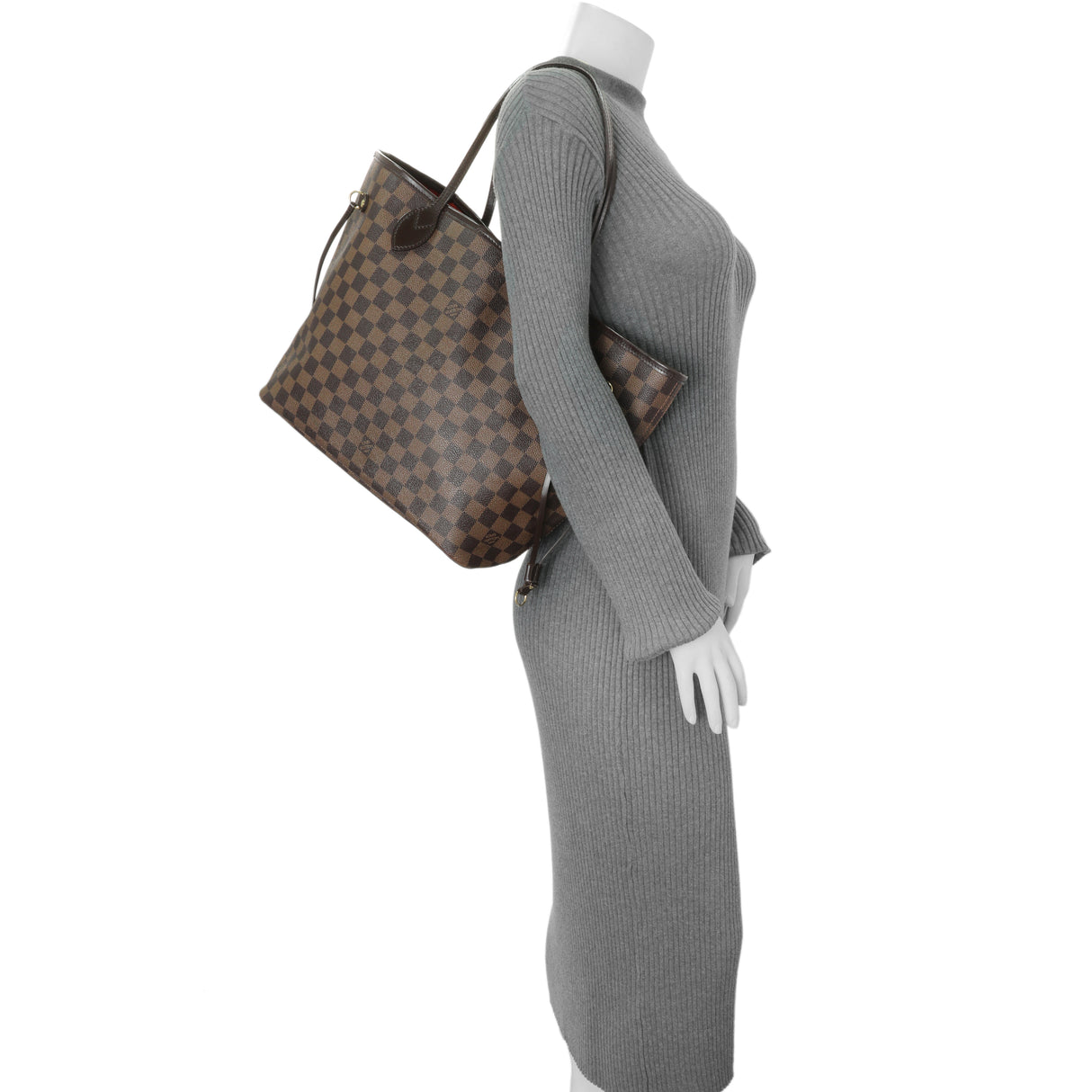 Louis Vuitton Damier Ebene Neverfull MM Handbags Louis Vuitton