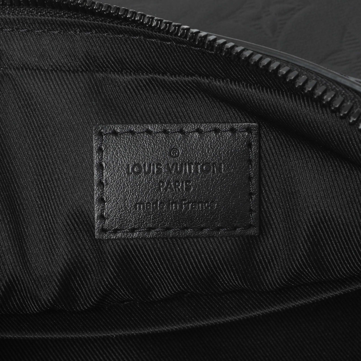 Louis Vuitton Black Calfskin Monogram Shadow Duo Messenger Handbags Louis Vuitton