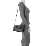 Louis Vuitton Black Empreinte Monogram Giant Speedy Bandouliere 20