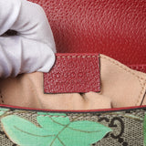 Gucci GG Supreme Monogram Tian Web Medium Padlock Messenger Shoulder Bag Handbags Gucci