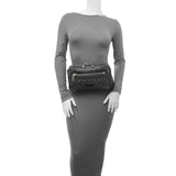 Gucci Black Soft GG Supreme Monogram Web Belt Bag Handbags Gucci