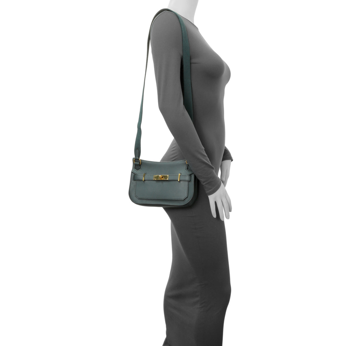 Hermes Vert Rousseau Evercolor Mini Jypsiere Handbags Hermes