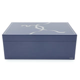 Cartier Blue Lacquered Three Watch and Cufflink Box Accessories Cartier