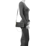 Christian Dior Black Lambskin Cannage Miss Dior Midi Mini Bag Handbags Christian Dior