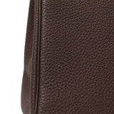 Hermes Chocolate Togo Kelly Retourne 28