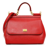 Dolce & Gabanna Red Calfskin Medium Miss Sicily