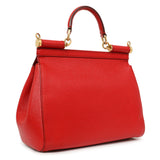 Dolce & Gabanna Red Calfskin Medium Miss Sicily