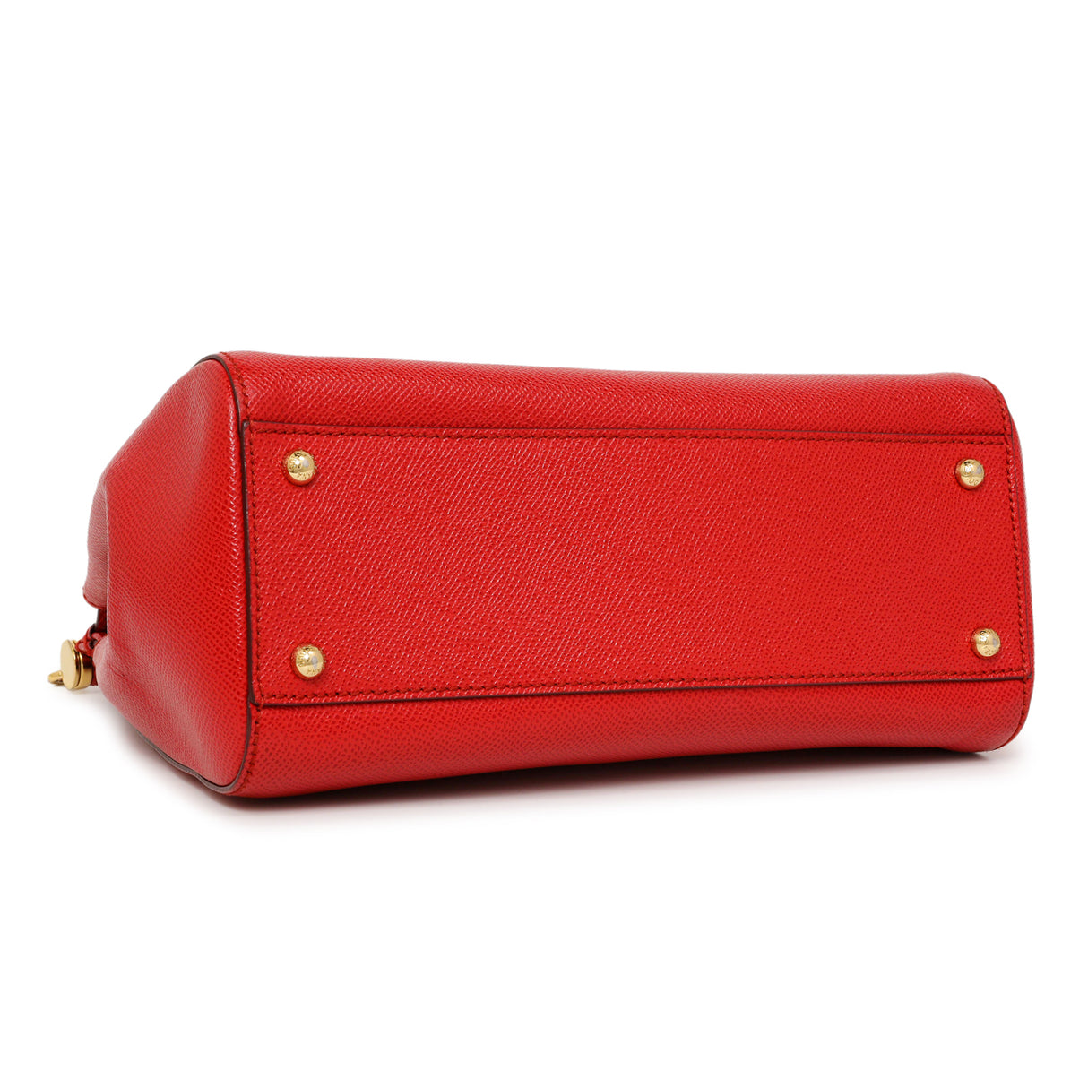 Dolce & Gabanna Red Calfskin Medium Miss Sicily