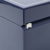 Cartier Blue Lacquered Three Watch and Cufflink Box Accessories Cartier