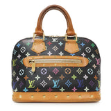 Louis Vuitton Black Monogram Multicolor Alma Handbags Louis Vuitton