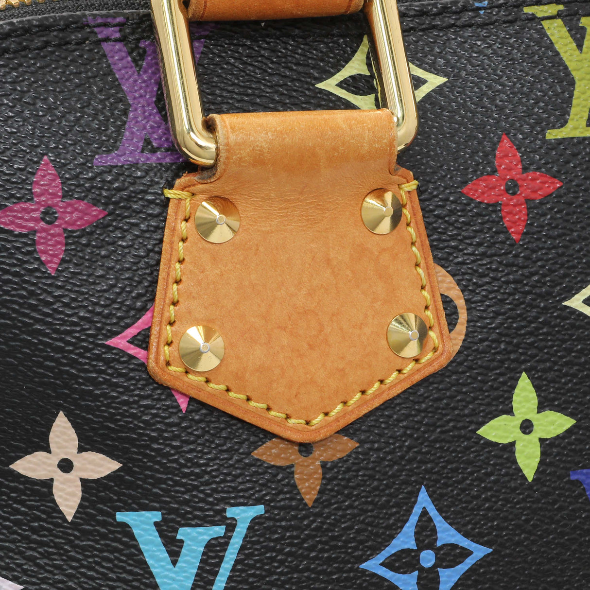 Louis Vuitton Black Monogram Multicolor Alma Handbags Louis Vuitton