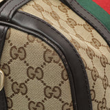 Gucci Monogram Vintage Web Original GG Medium Boston Bag Handbags Gucci