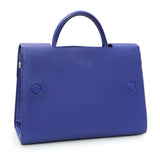 Christian Dior Blue Bullcalf Medium Diorever Flap Handbags Christian Dior