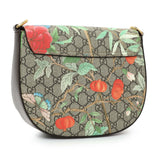 Gucci GG Supreme Monogram Tian Web Medium Padlock Messenger Shoulder Bag Handbags Gucci