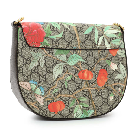 Gucci GG Supreme Monogram Tian Web Medium Padlock Messenger Shoulder Bag Handbags Gucci