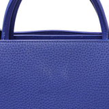 Christian Dior Blue Bullcalf Medium Diorever Flap Handbags Christian Dior