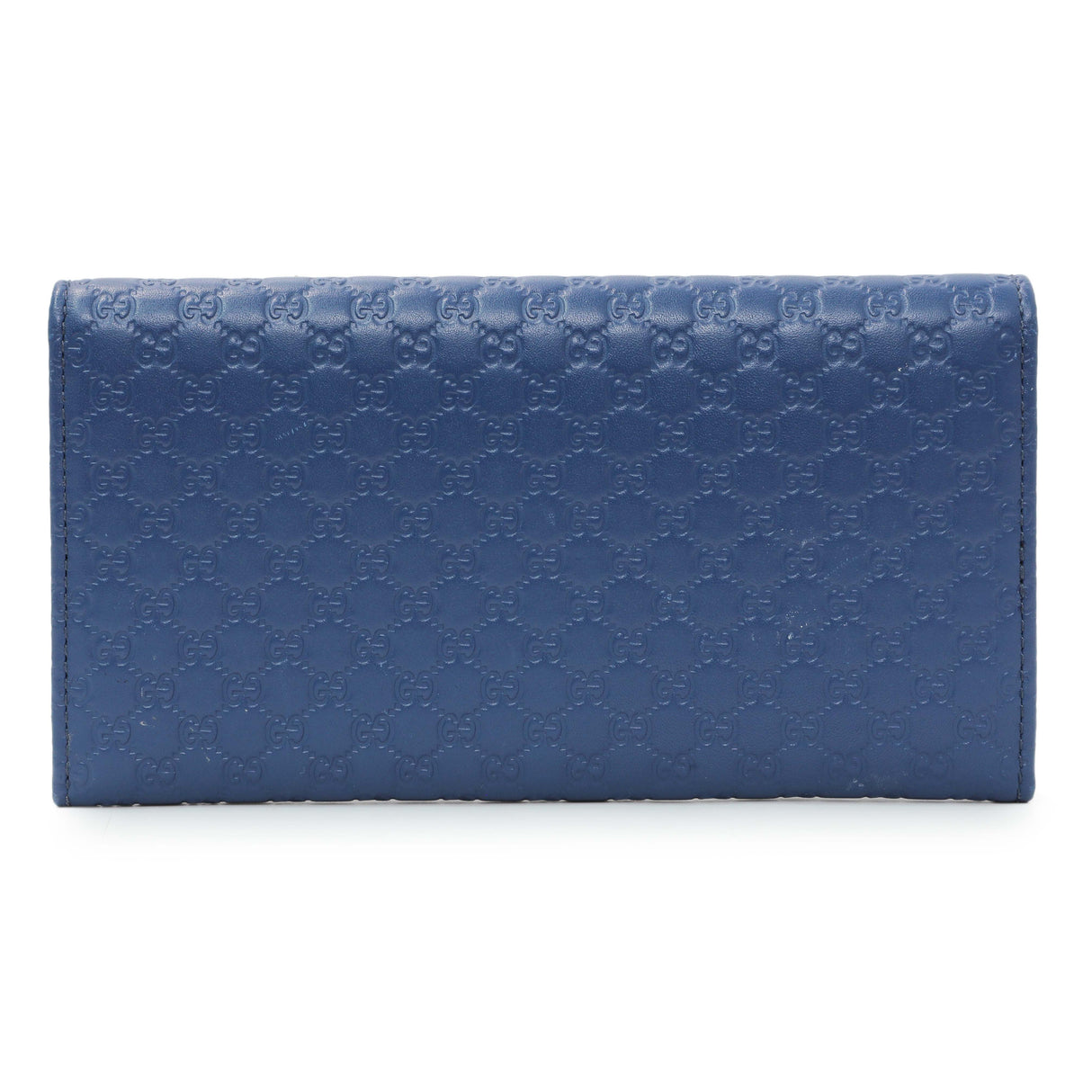 Gucci Blue Microguccissima Long Wallet Accessories Gucci