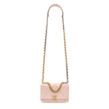 Chanel Pink Quilted Lambskin Chanel 19 Wallet on Chain Handbags Chanel