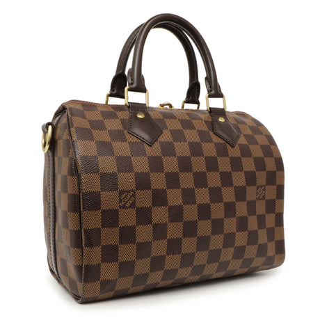 Louis Vuitton Damier Ebene Speedy Bandouliere 25