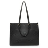 Louis Vuitton Black Empreinte Monogram Giant OnTheGo MM Handbags Louis Vuitton