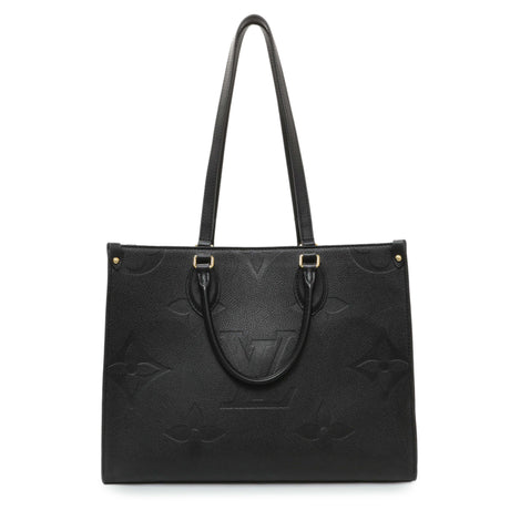 Louis Vuitton Black Empreinte Monogram Giant OnTheGo MM Handbags Louis Vuitton