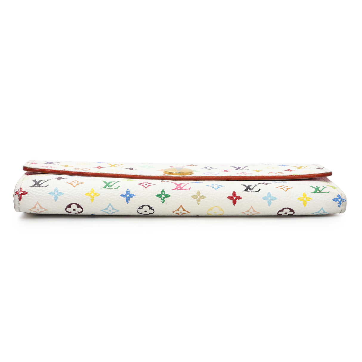 Louis Vuitton White Multicolor Sarah Wallet Accessories Louis Vuitton