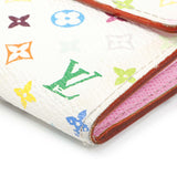 Louis Vuitton White Multicolor Sarah Wallet Accessories Louis Vuitton