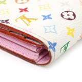 Louis Vuitton White Multicolor Sarah Wallet Accessories Louis Vuitton