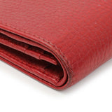 Gucci Red Pebbled Calfskin Marmont Card Wallet Handbags Gucci