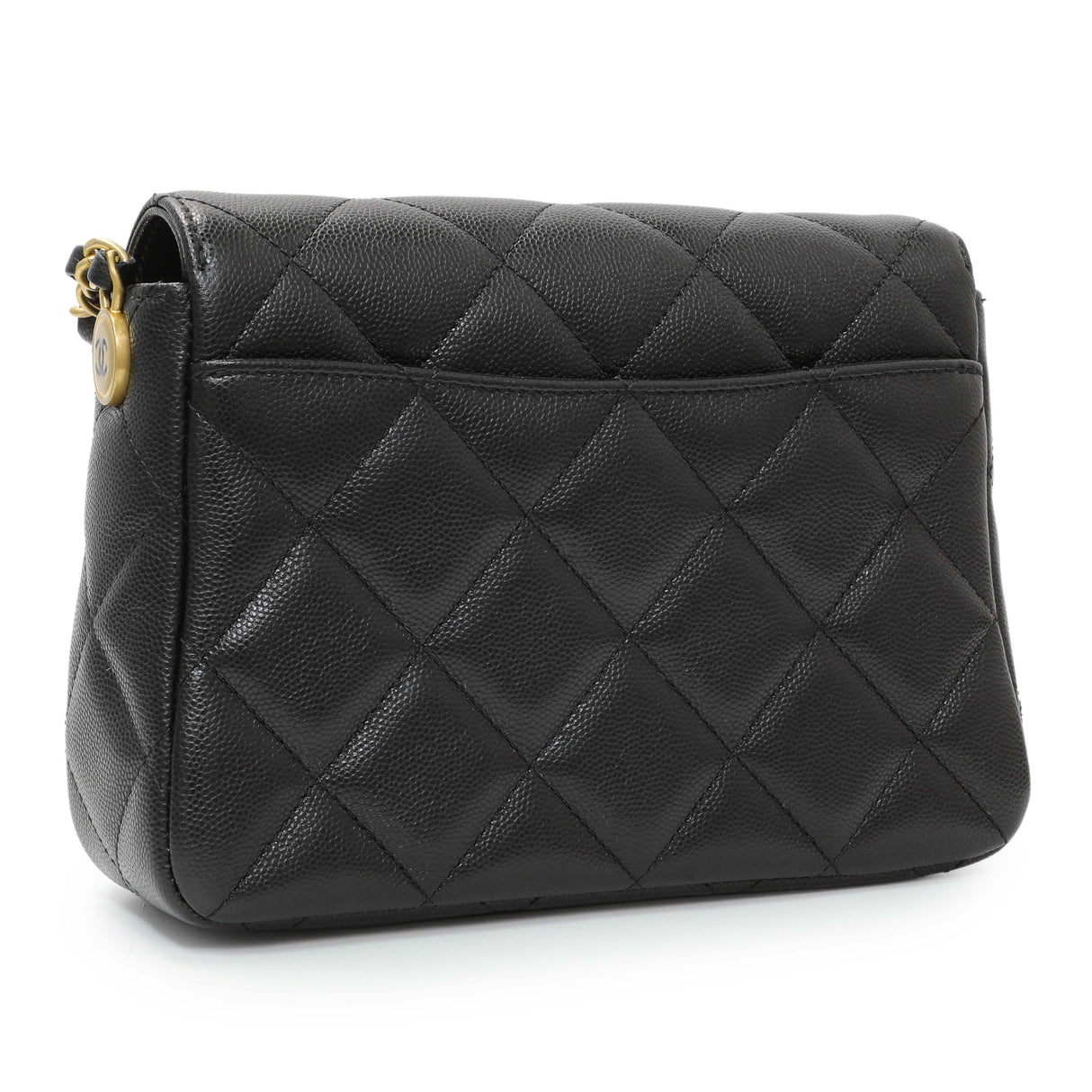 Chanel Black Caviar Seasonal Mini Flap Handbags Chanel